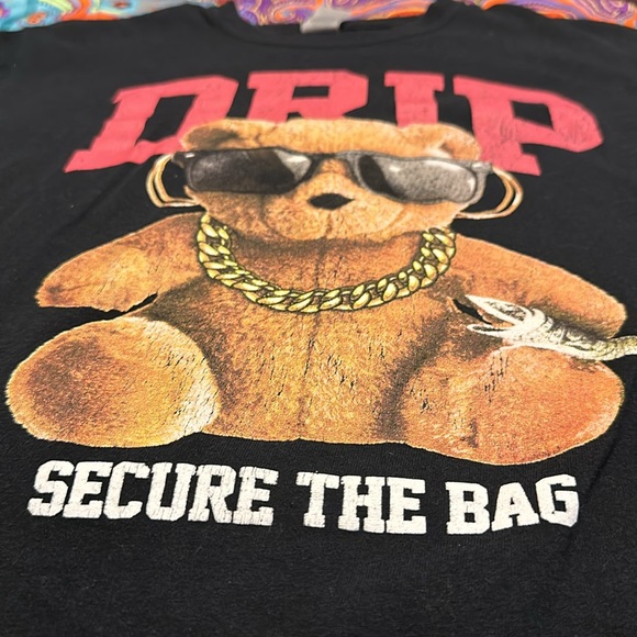 Black Graphic Tee (DRIP) - Picture 2 of 5